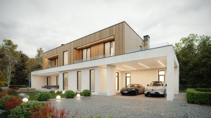 Завершено проектирование дома в стиле хай-тек - HT-294