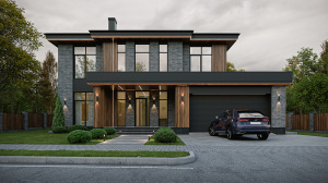 Завершено проектирование дома в классическом стиле– K-282