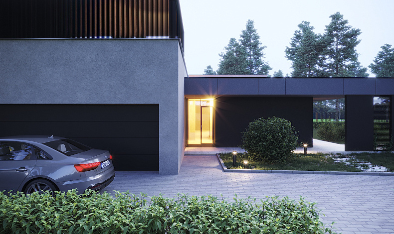 Дома с плоской крышей HT-224