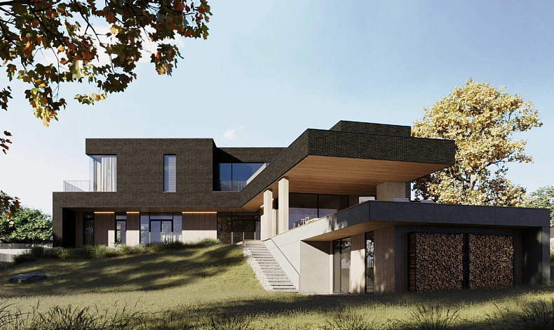 Дома с плоской крышей HT-477