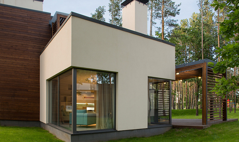 Дома с плоской крышей HT-220