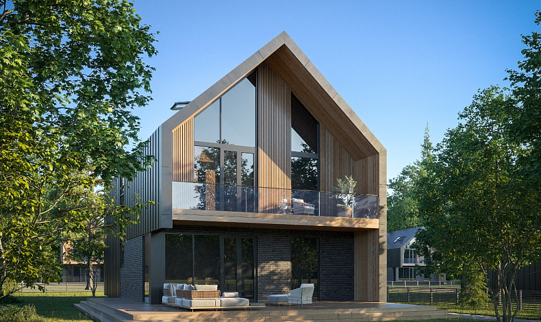 Дома из пеноблоков BH-199