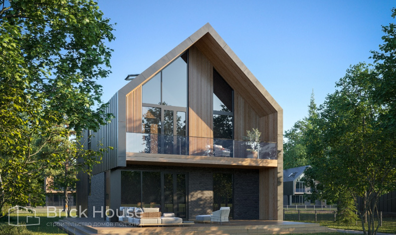 Дома из пеноблоков BH-199