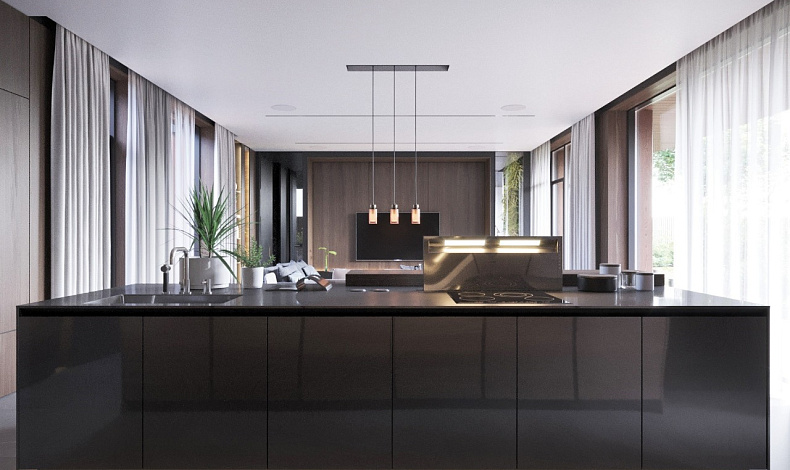 Дома с плоской крышей HT-420