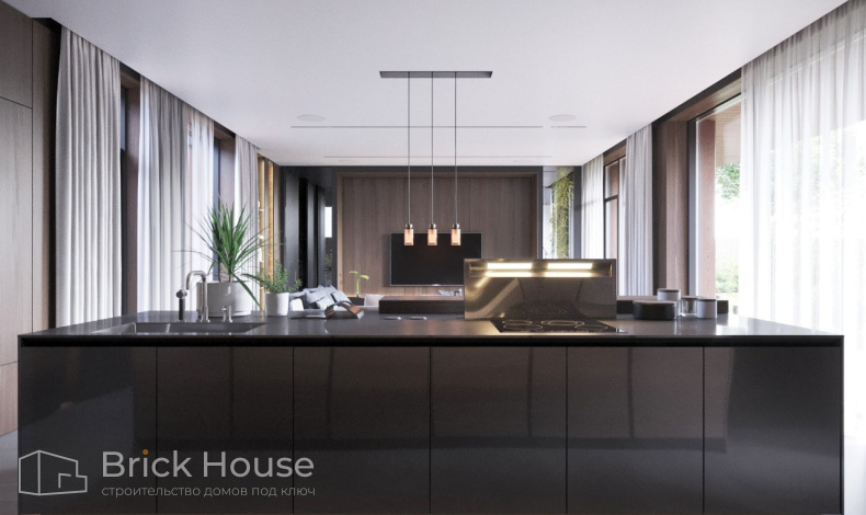 Дома с плоской крышей HT-420