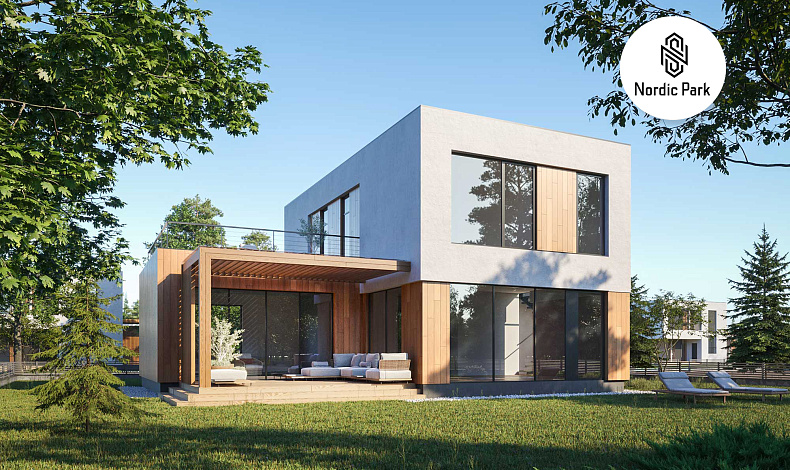 Дома хай-тек Nordic Park SKOG-260