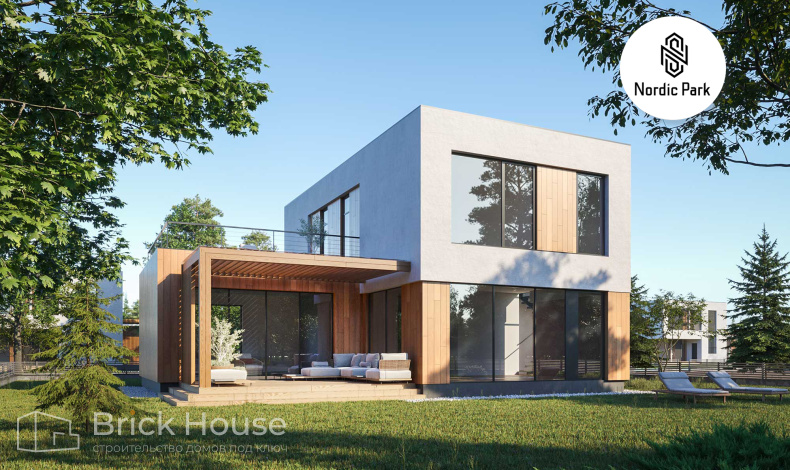 Дома хай-тек Nordic Park SKOG-260