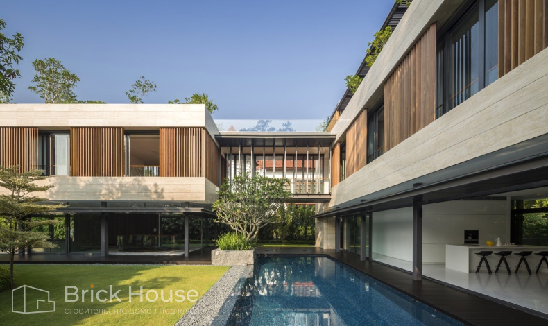 Дома с плоской крышей HT-1010