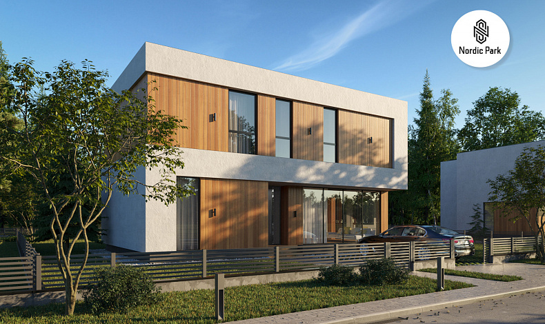 Дома хай-тек Nordic Park FELT-180