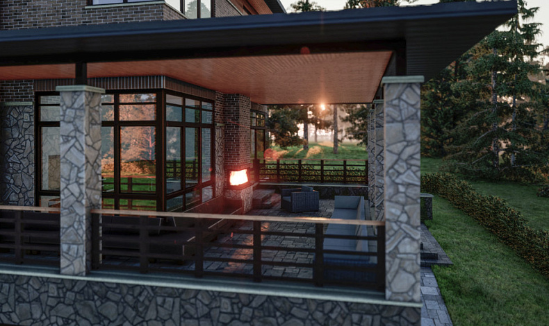 Каменные дома RH-329