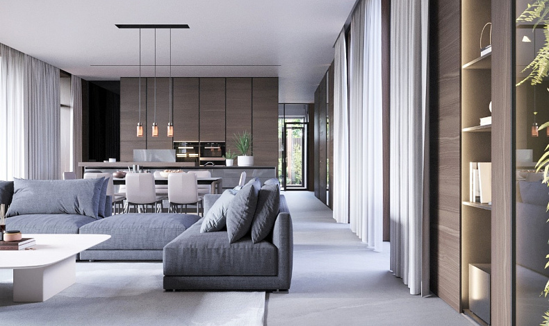 Дома с плоской крышей HT-420