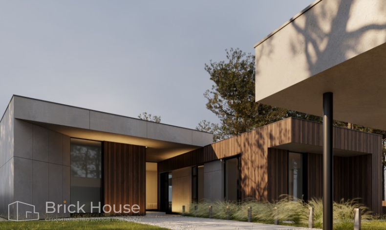 Дома с плоской крышей HT-434