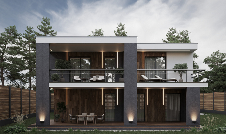 Дома хай-тек HT-283-1