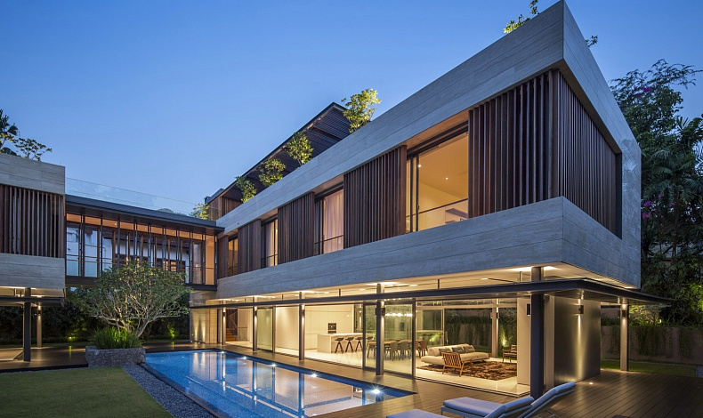 Дома с плоской крышей HT-1010