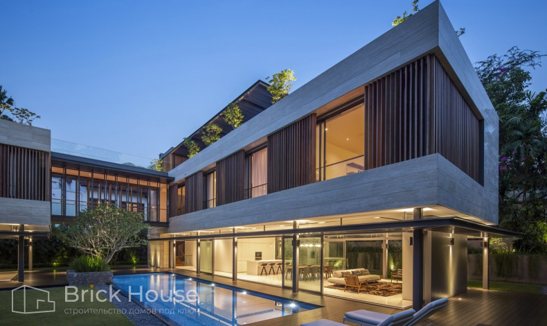 Дома с плоской крышей HT-1010