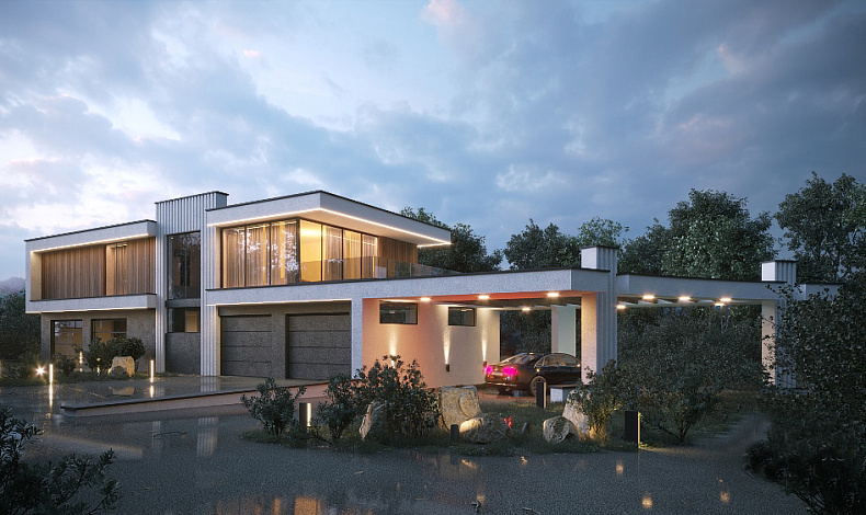 Каменные дома HT-322