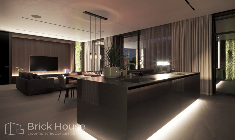 Дома с плоской крышей HT-420