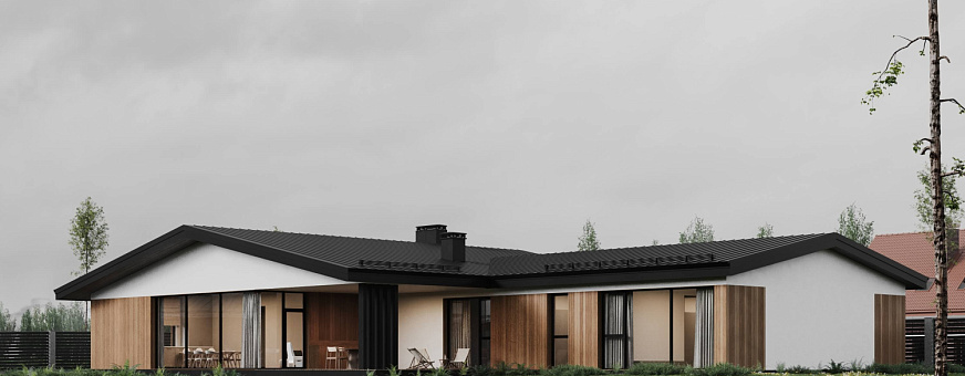 Завершено проектирование дома в классическом стиле - K-382