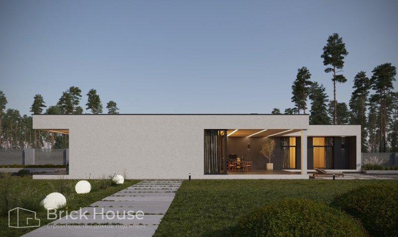 Дома с плоской крышей HT-273