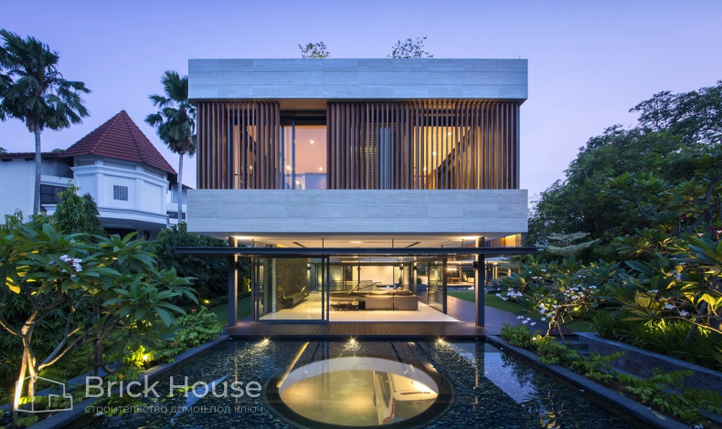 Дома с плоской крышей HT-1010