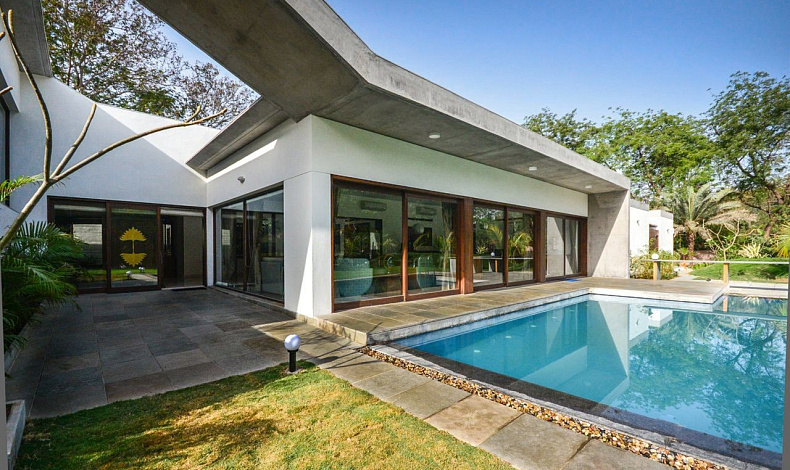 Дома с плоской крышей HT-412