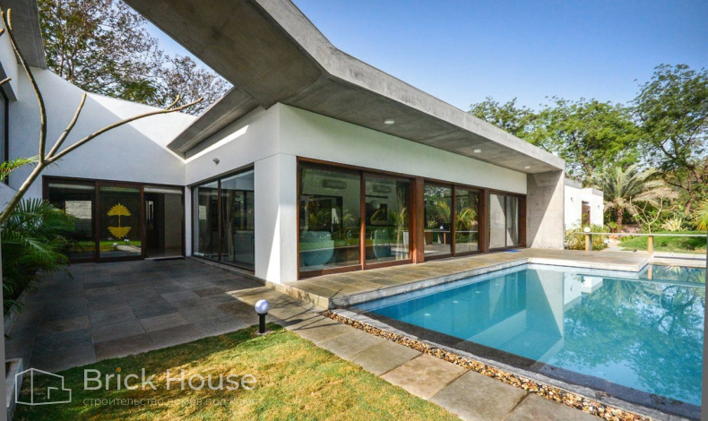 Дома с плоской крышей HT-412