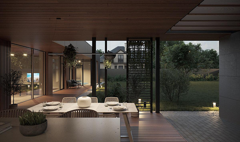 Дома с плоской крышей HT-420