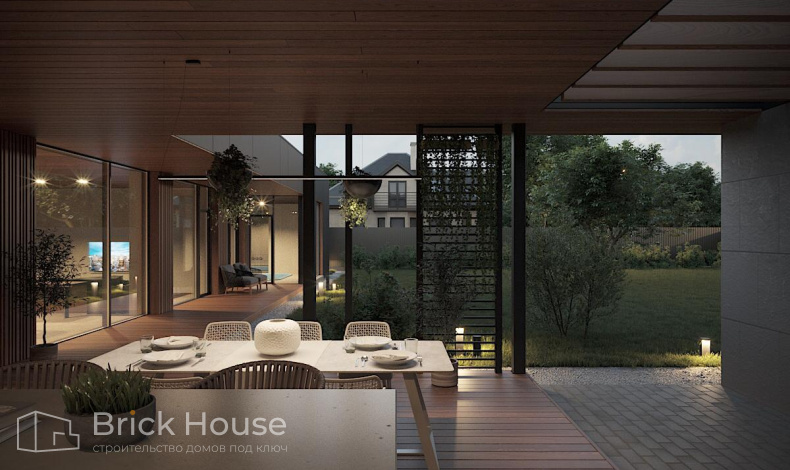 Дома с плоской крышей HT-420