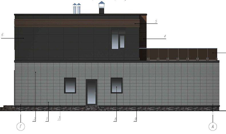 Каменные дома HT-378