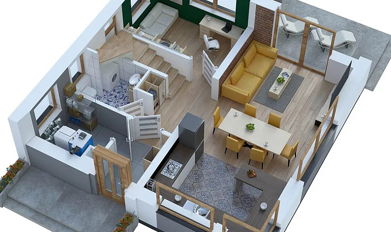 Каменные дома K-88-3