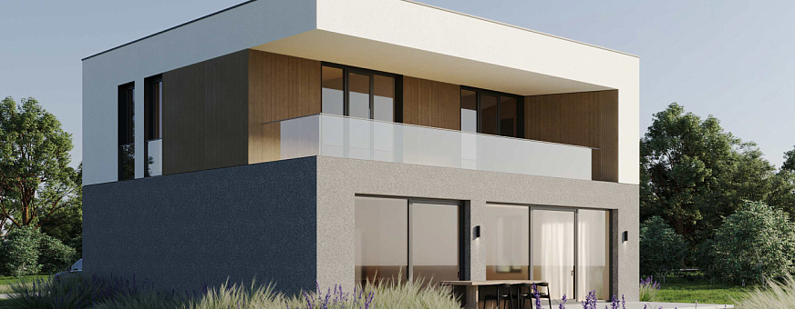 Завершено проектирование дома в стиле хай-тек – НТ-280-1