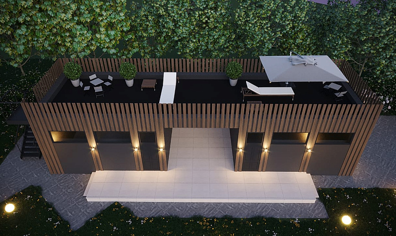 Дома хай-тек HT-56 (гараж)