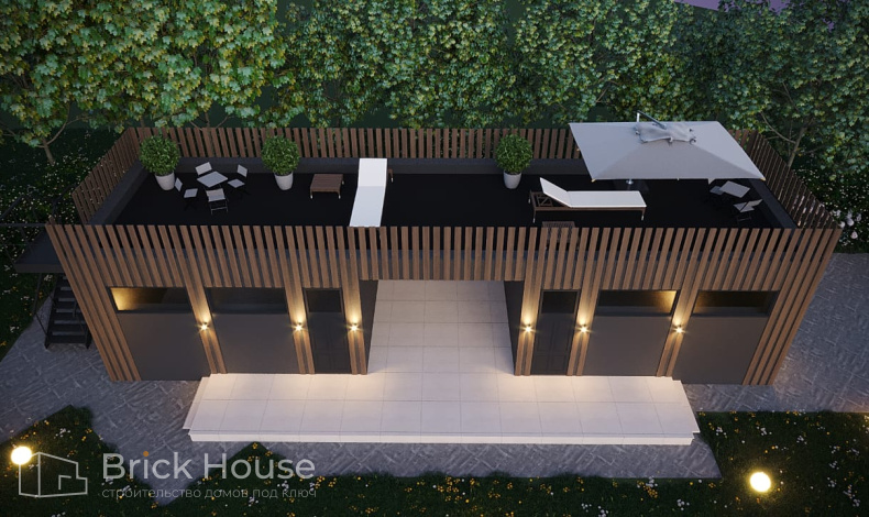 Дома хай-тек HT-56 (гараж)