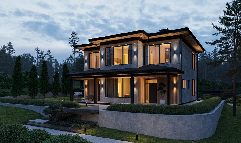 Дома в стиле Райта RH-205