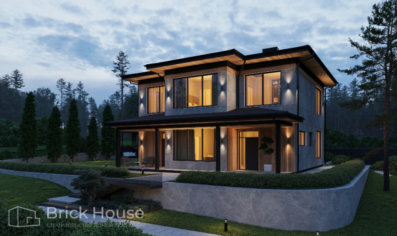 Дома в стиле Райта RH-205