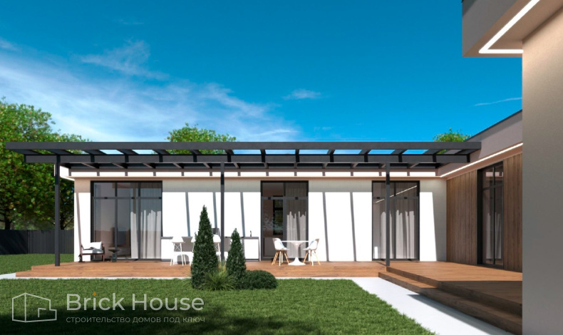 Дома с плоской крышей HT-196-1