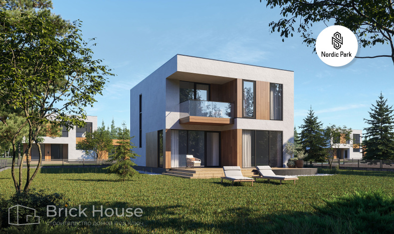 Дома хай-тек Nordic Park VIND 150