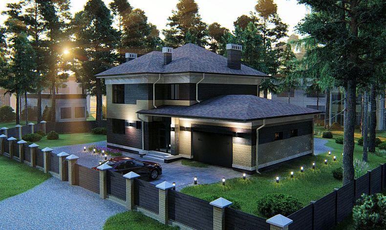 Дома в стиле Райта RH-251