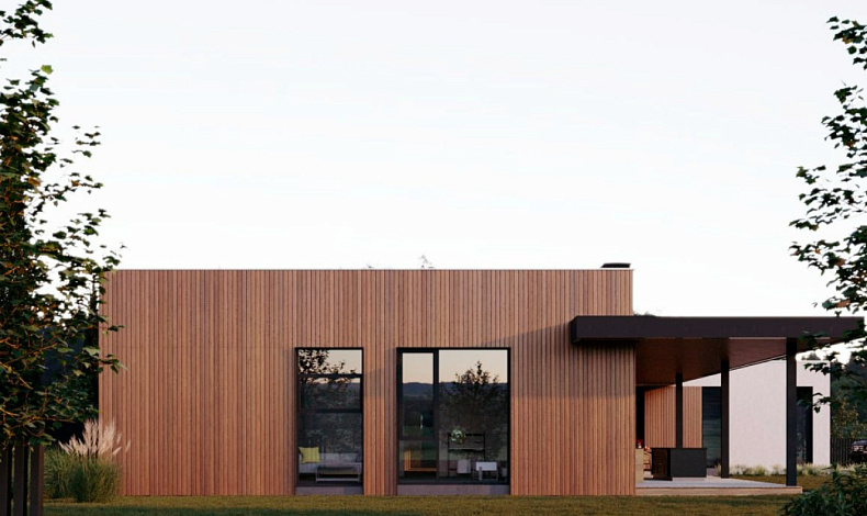 Дома с плоской крышей HT-339