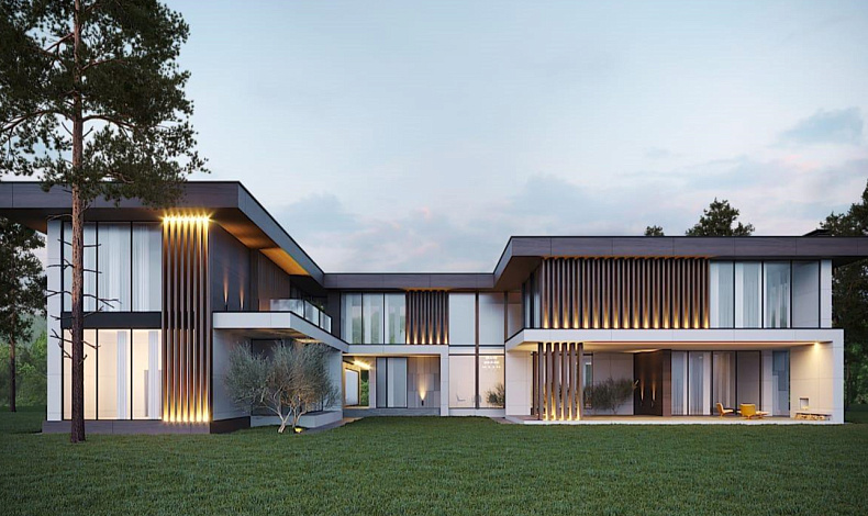 Дома с плоской крышей HT-926