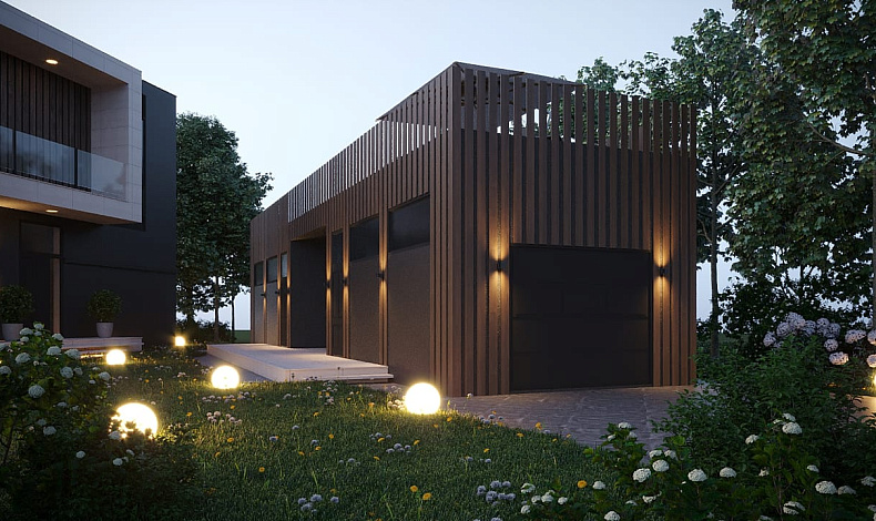 Дома хай-тек HT-56 (гараж)