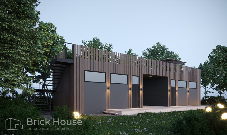 Дома хай-тек HT-56 (гараж)