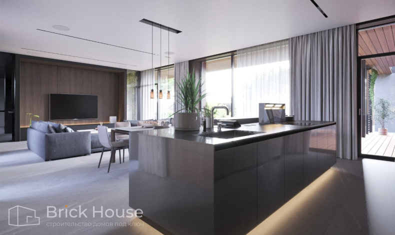 Дома с плоской крышей HT-420