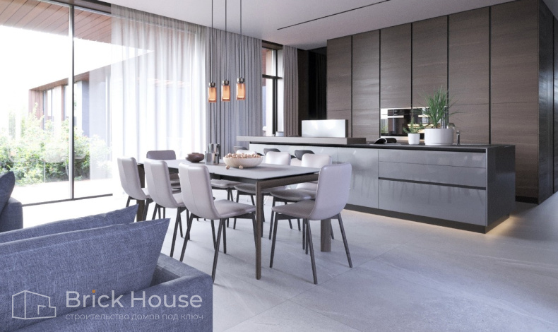 Дома с плоской крышей HT-420