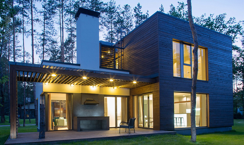 Дома с плоской крышей HT-220