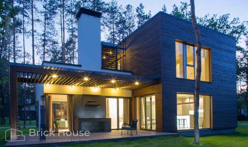 Дома с плоской крышей HT-220