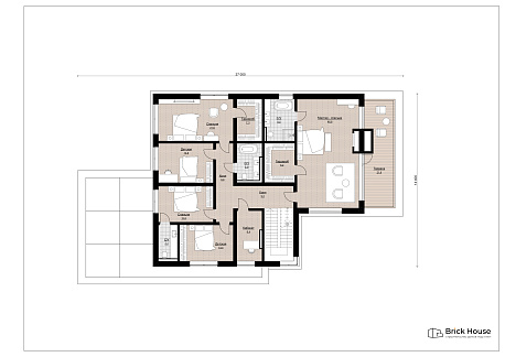 Дома с плоской крышей HT-424