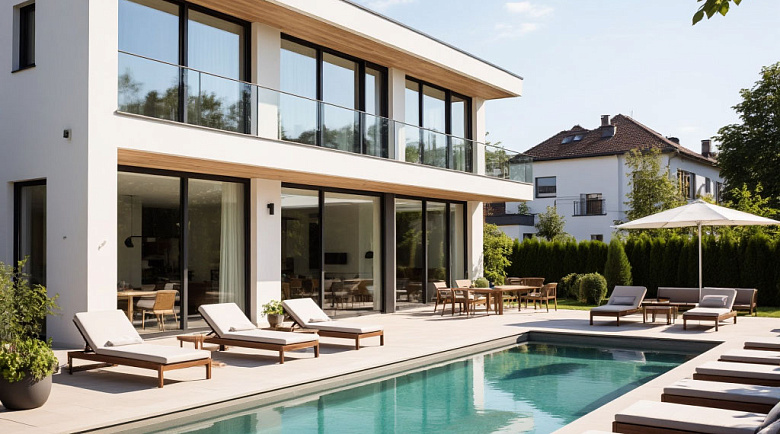 Строительство бассейна в частном доме