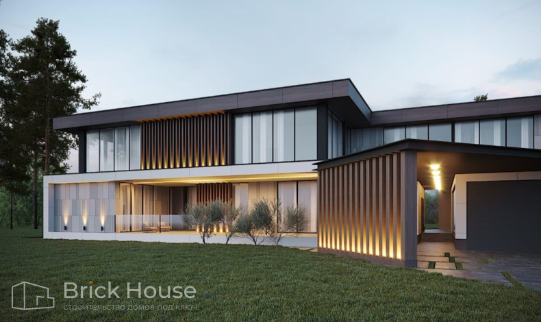 Дома с плоской крышей HT-926