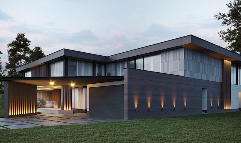 Дома с плоской крышей HT-926